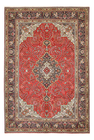Tappeto Persero - Tabriz - 297 x 195 cm - rosso