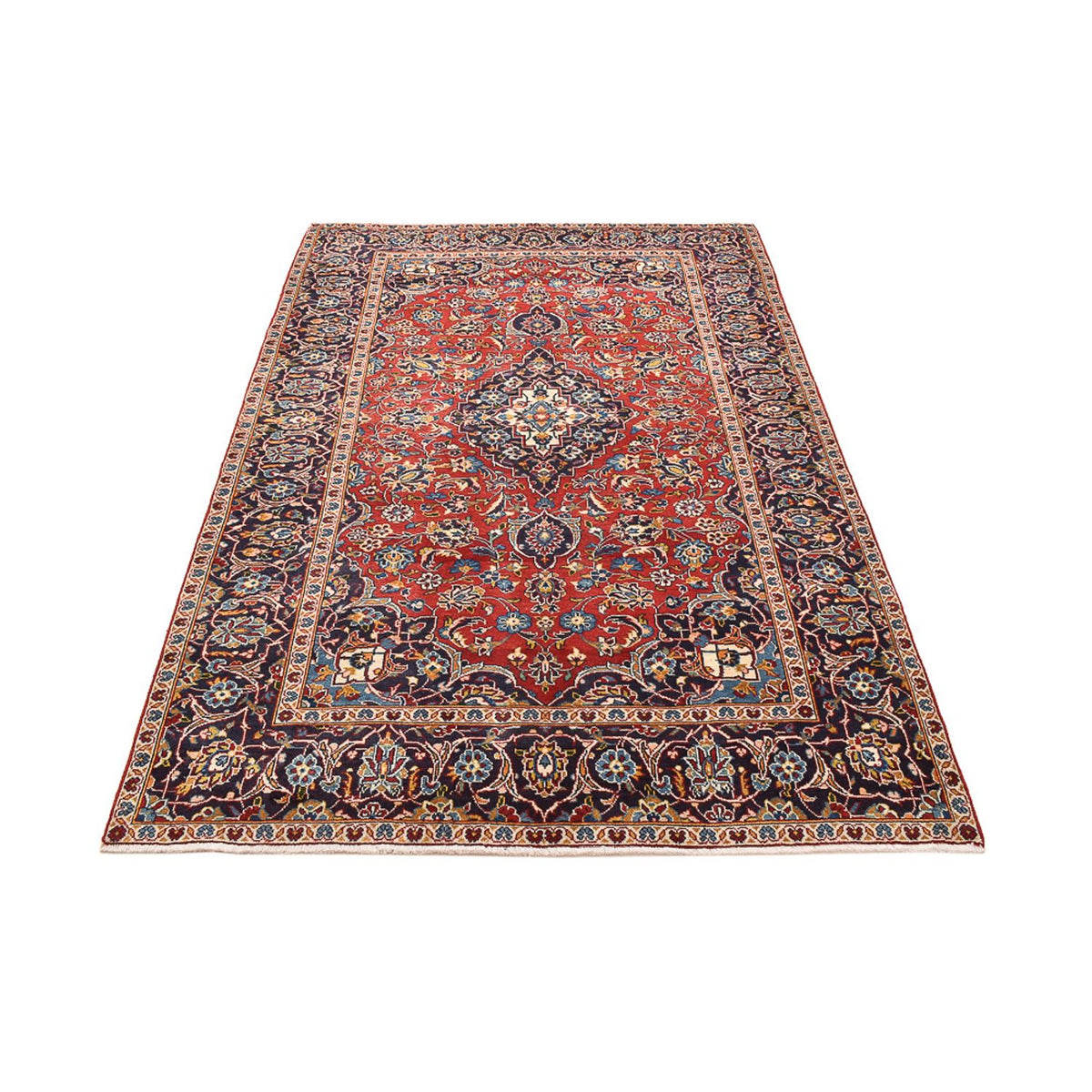 Tappeto Persero - Keshan - 242 x 145 cm - rosso