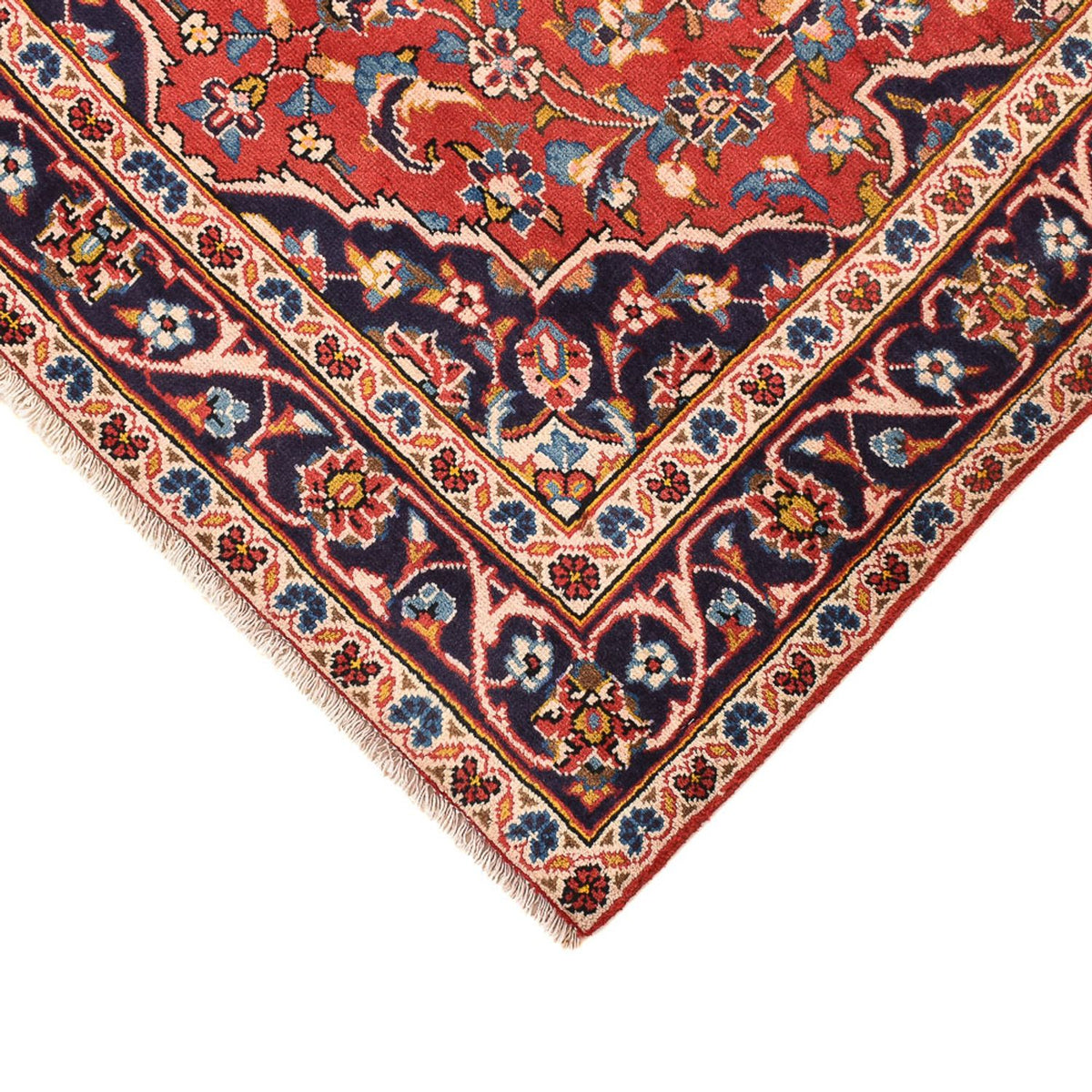 Tappeto Persero - Keshan - 145 x 97 cm - rosso chiaro