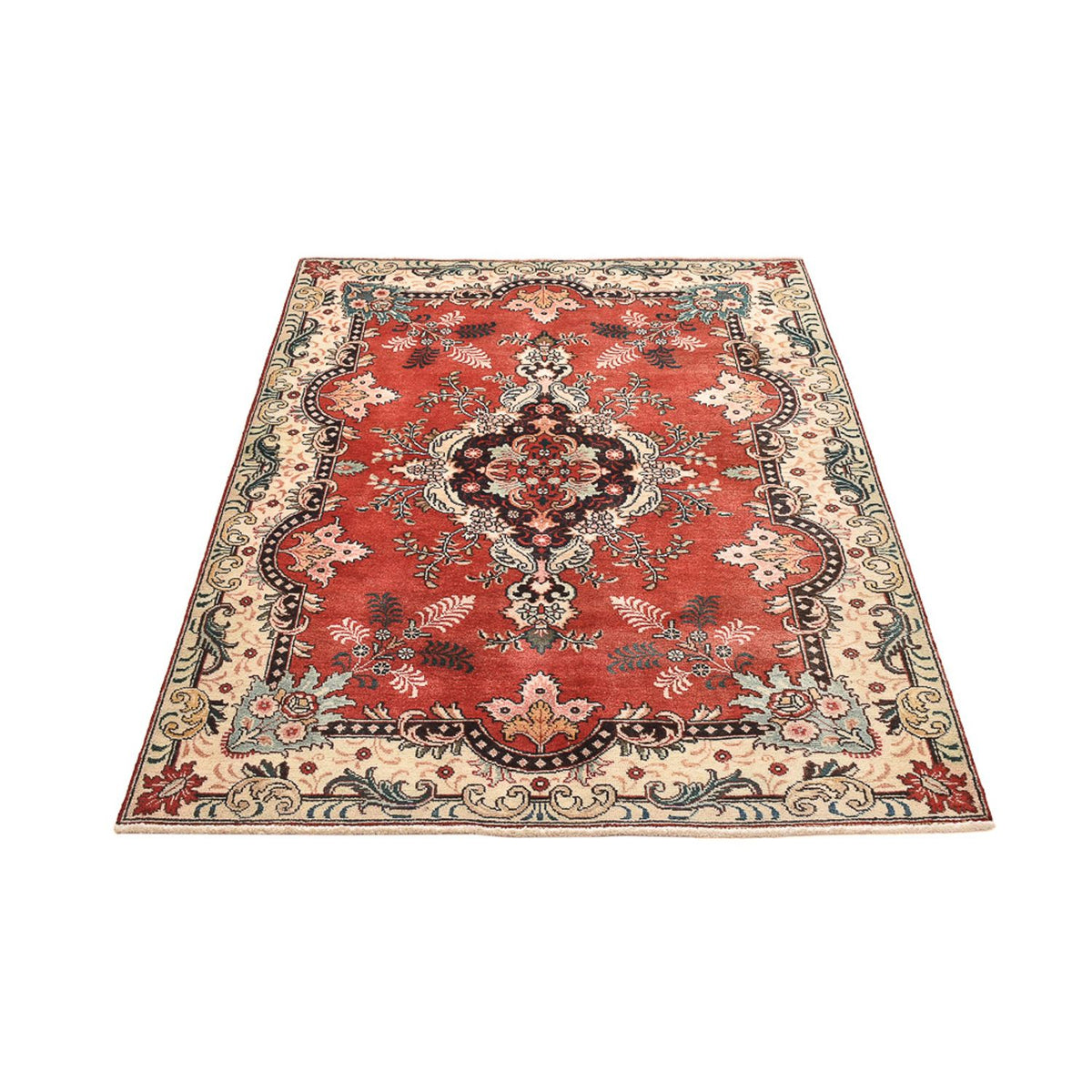 Tappeto Persero - Tabriz - 183 x 134 cm - rosso
