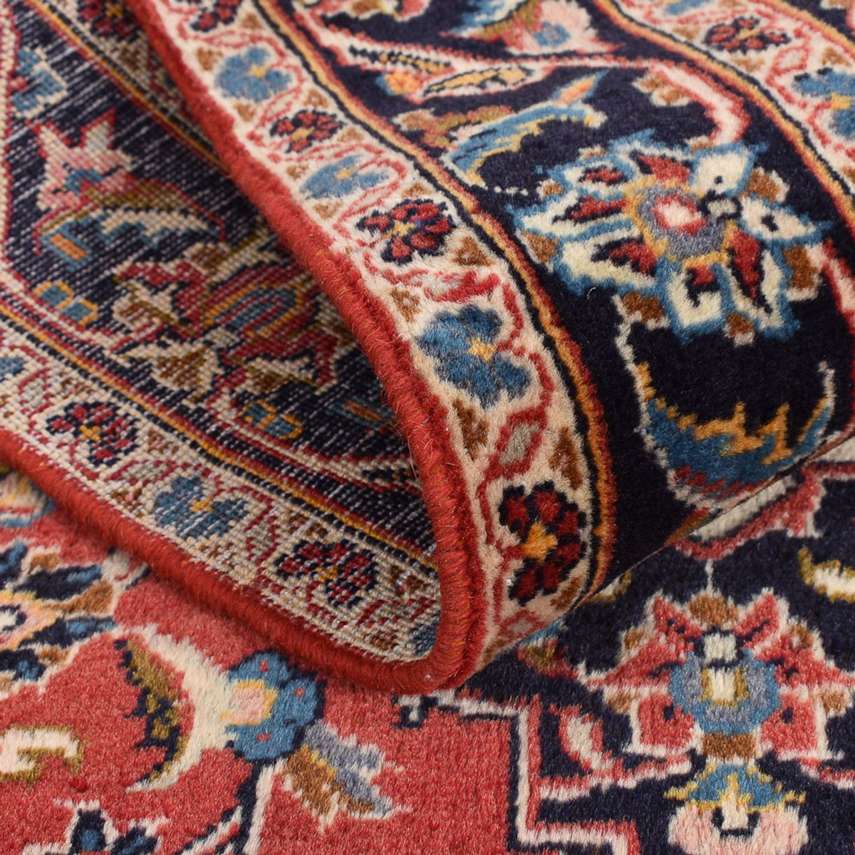 Tappeto corsia Tappeto Persero - Keshan - 397 x 95 cm - rosso chiaro