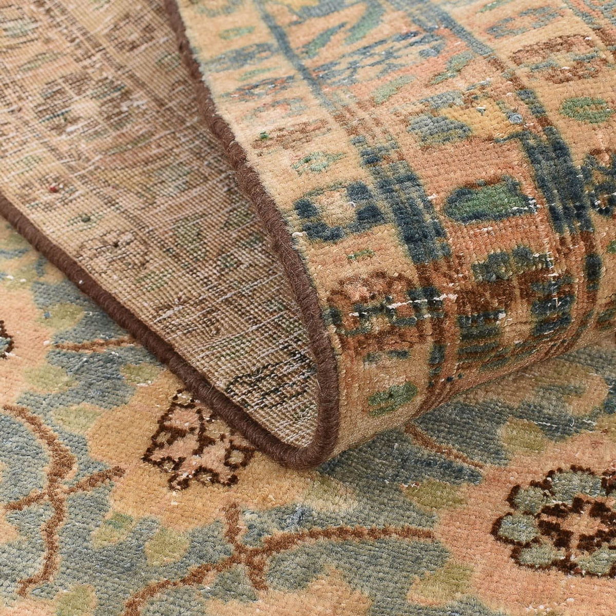 Tappeto vintage - 146 x 95 cm - caramello