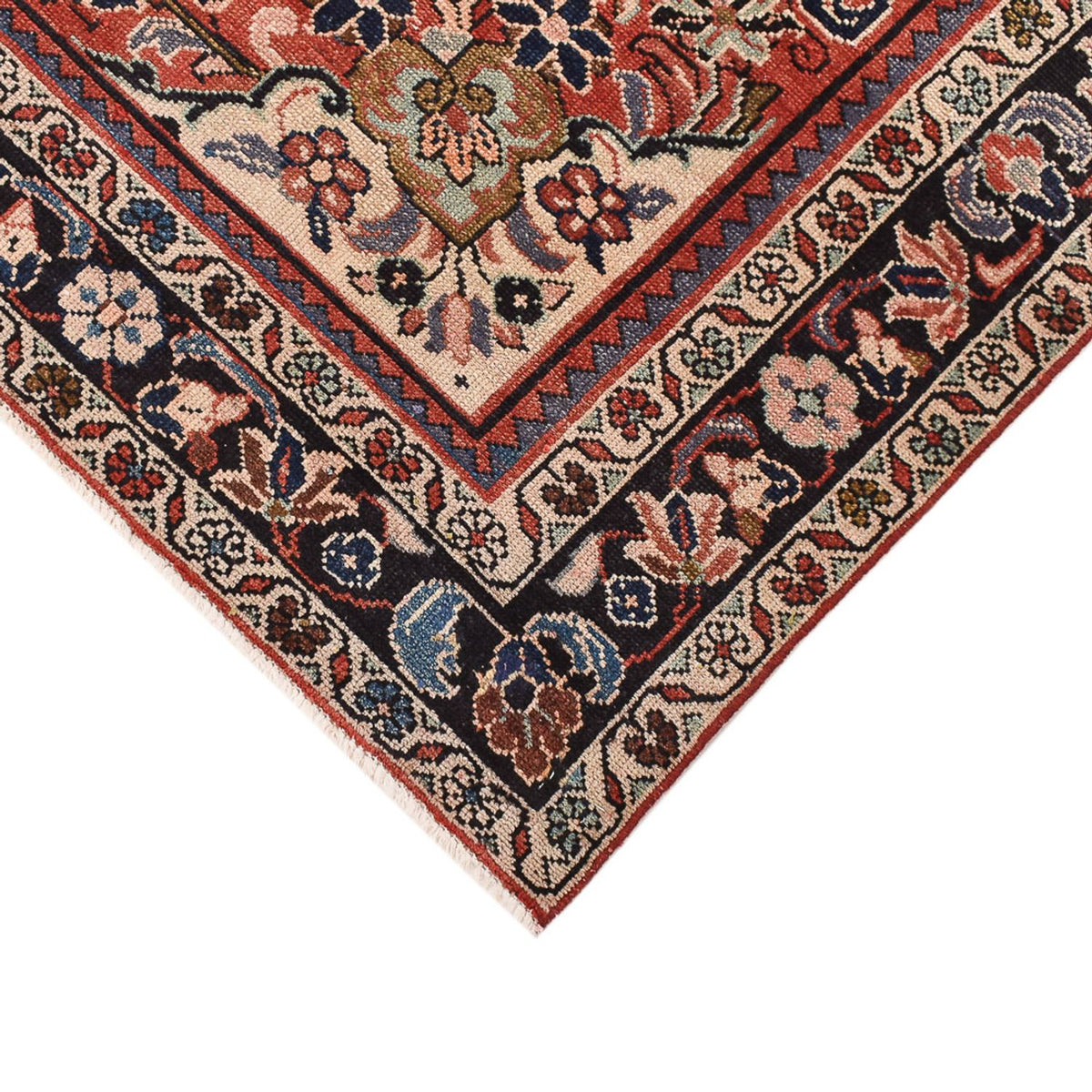 Tappeto vintage - 242 x 157 cm - rosso
