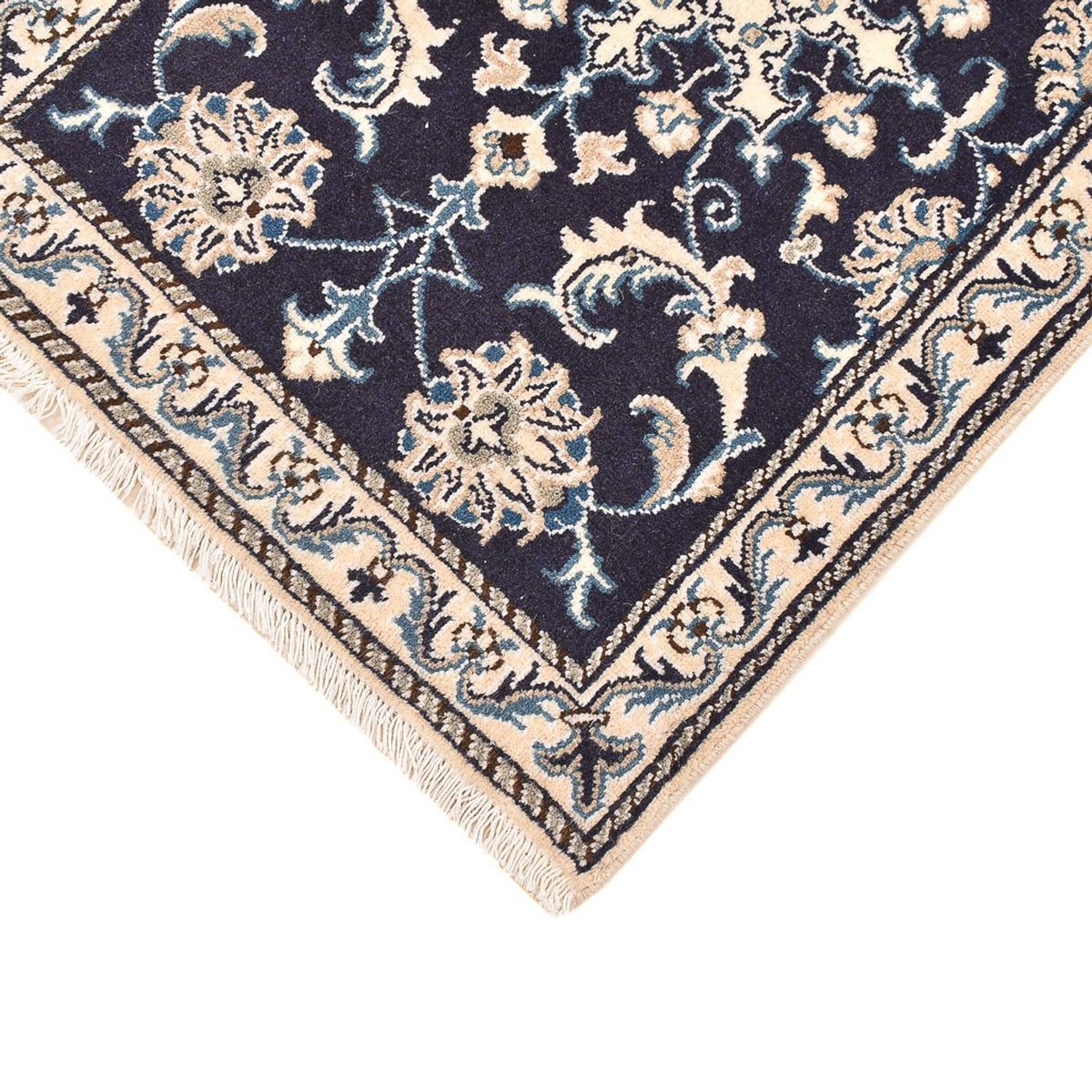 Tappeto Persero - Nain - 90 x 60 cm - blu scuro