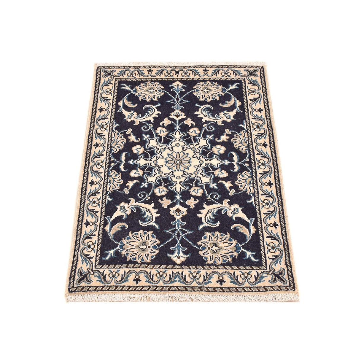 Tappeto Persero - Nain - 90 x 60 cm - blu scuro