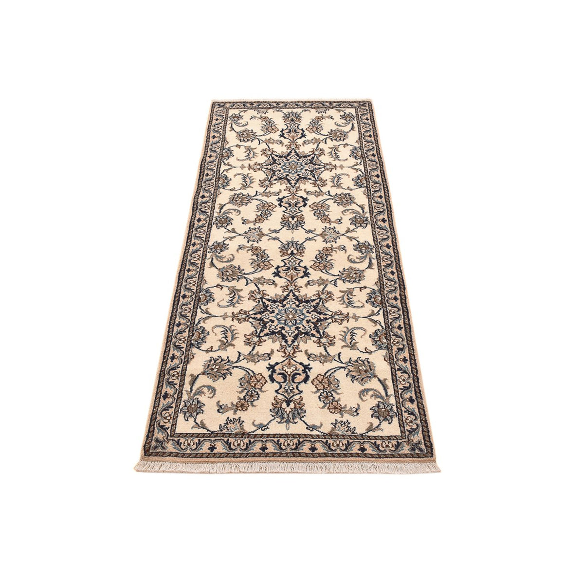 Tappeto corsia Tappeto Persero - Nain - 208 x 79 cm - bianco