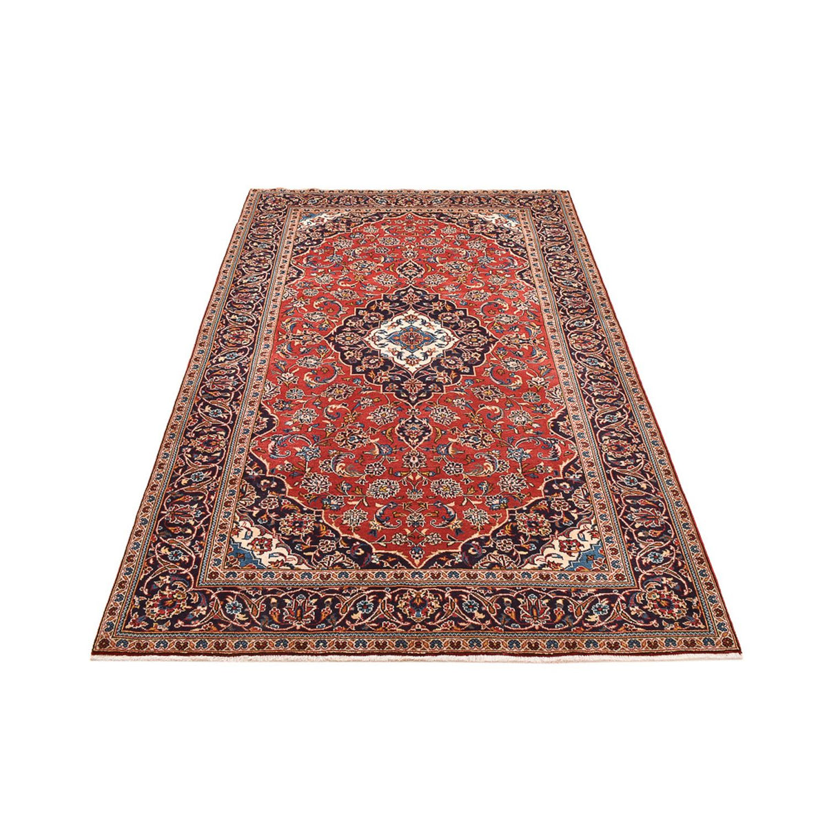 Tappeto Persero - Keshan - 253 x 150 cm - rosso