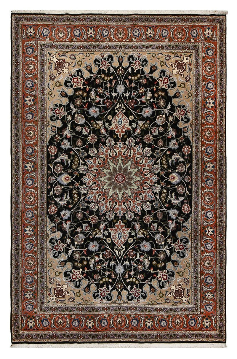 Tappeto Persero - Tabriz - Reale - 318 x 208 cm - blu scuro