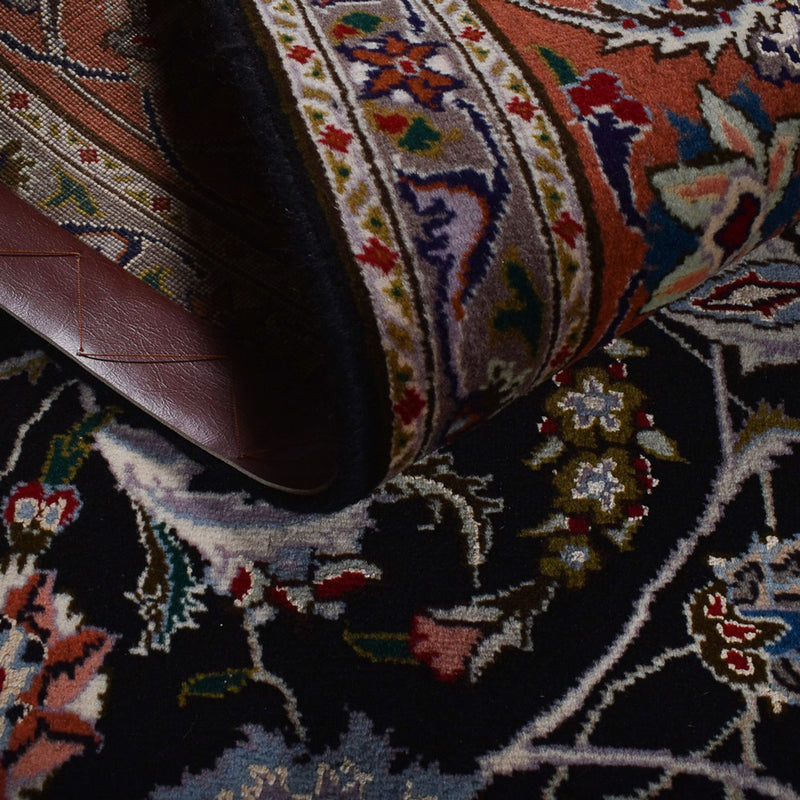 Tappeto Persero - Tabriz - Reale - 318 x 208 cm - blu scuro