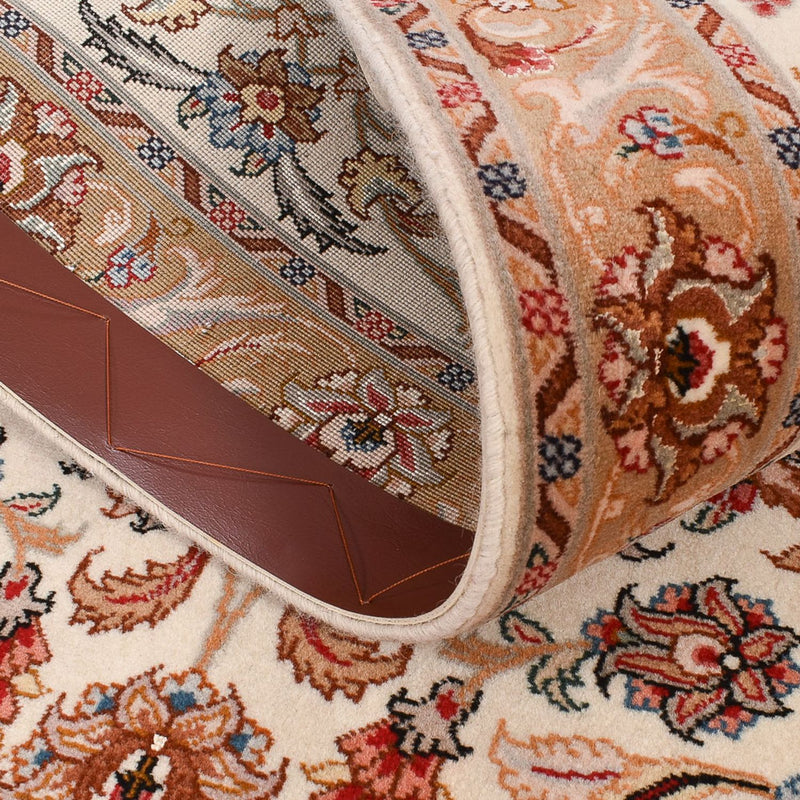 Tappeto corsia Tappeto Persero - Tabriz - Premio - 314 x 79 cm - beige