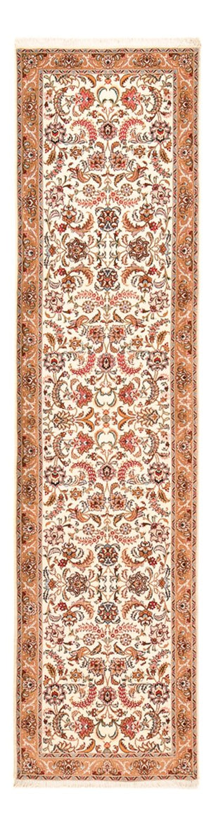 Tappeto corsia Tappeto Persero - Tabriz - Premio - 317 x 72 cm - beige