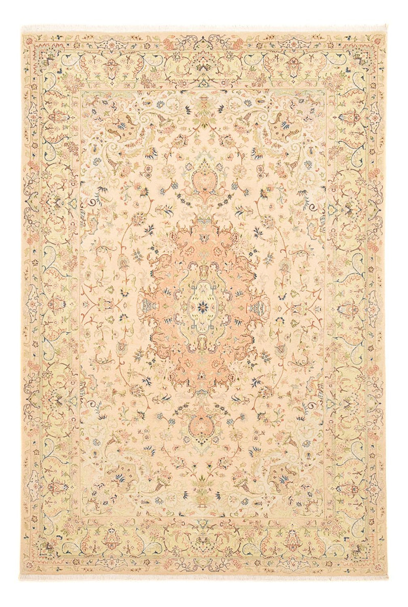 Tappeto Persero - Tabriz - Reale - 303 x 201 cm - beige chiaro