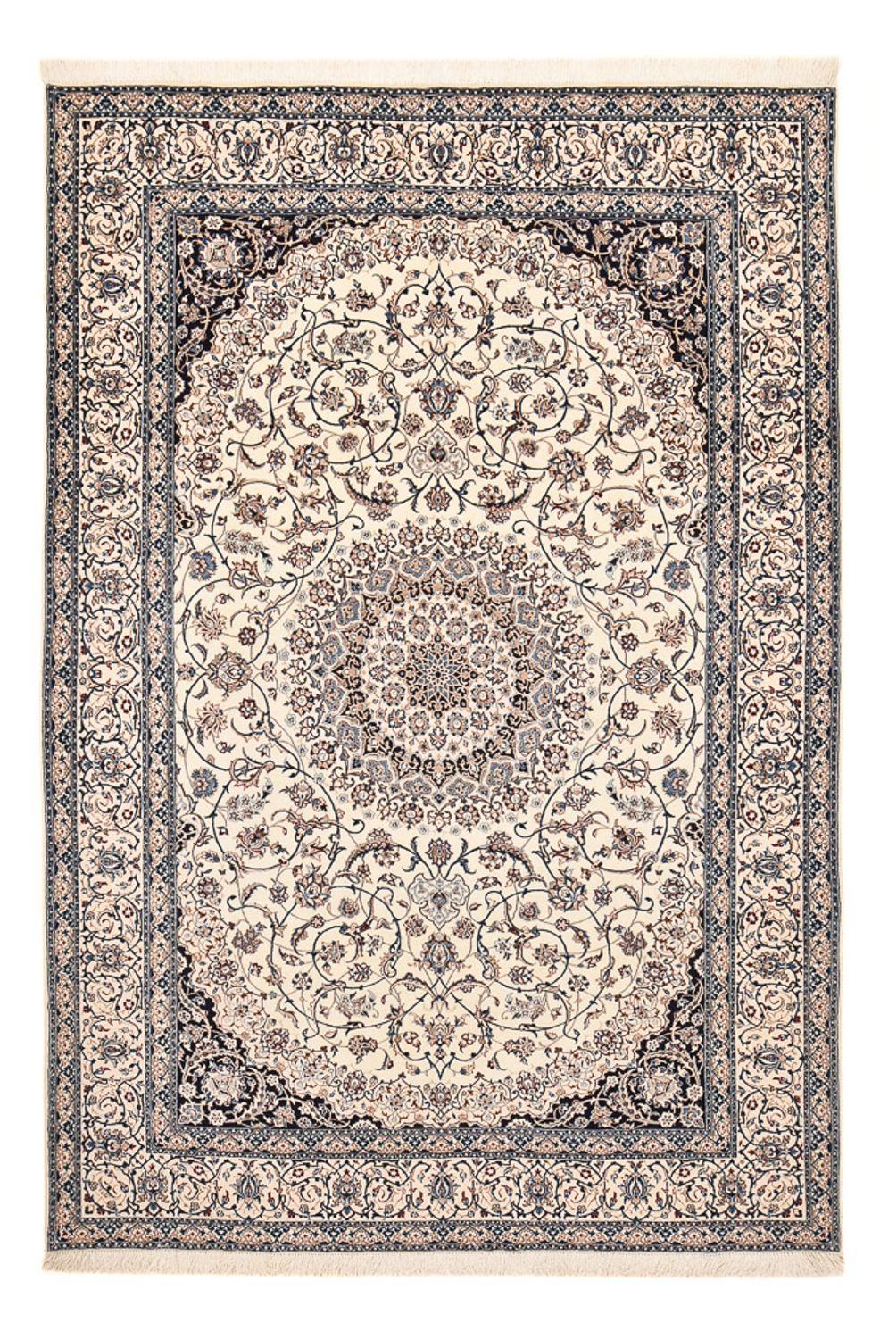 Tappeto Persero - Nain - Premio - 295 x 204 cm - crema