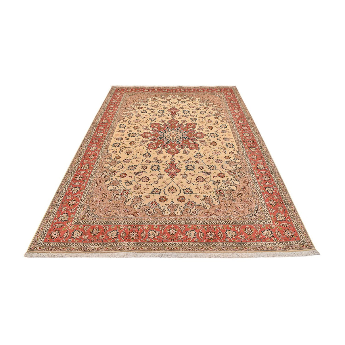 Tappeto Persero - Tabriz - Reale - 296 x 203 cm - beige