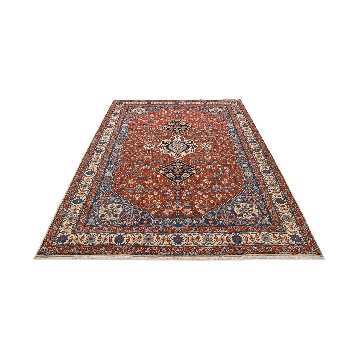 Tappeto Persero - Tabriz - 290 x 198 cm - rosso