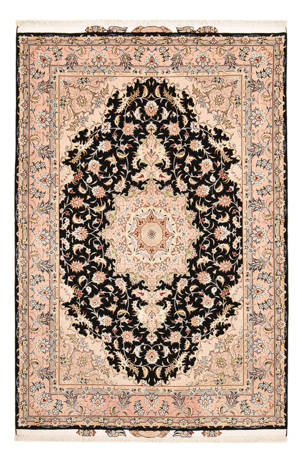 Tappeto Persero - Tabriz - Reale - 255 x 158 cm - blu scuro