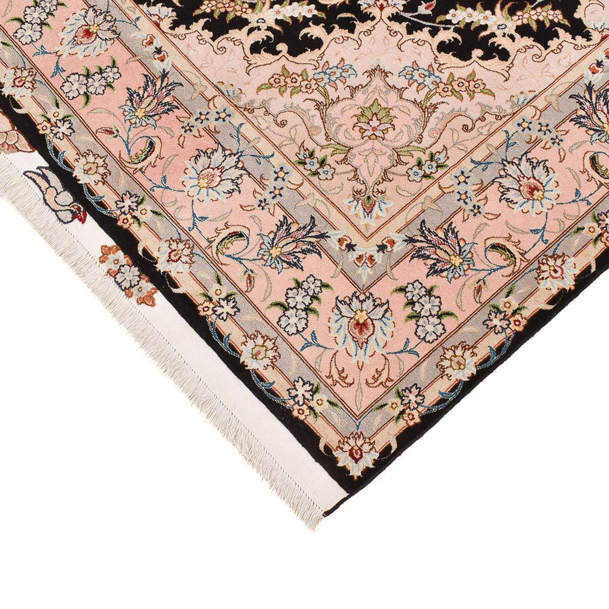 Tappeto Persero - Tabriz - Reale - 255 x 158 cm - blu scuro