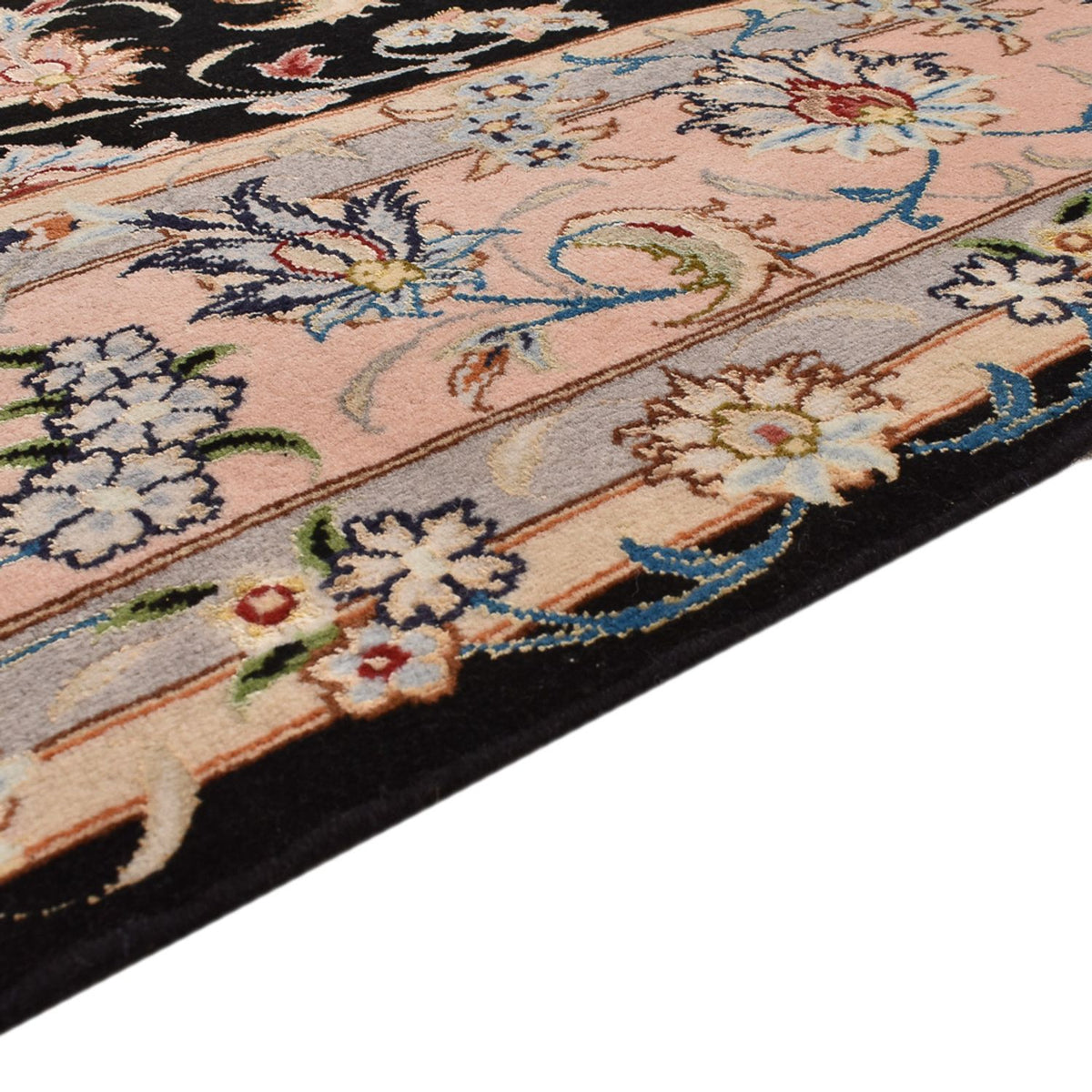 Tappeto Persero - Tabriz - Reale - 255 x 158 cm - blu scuro