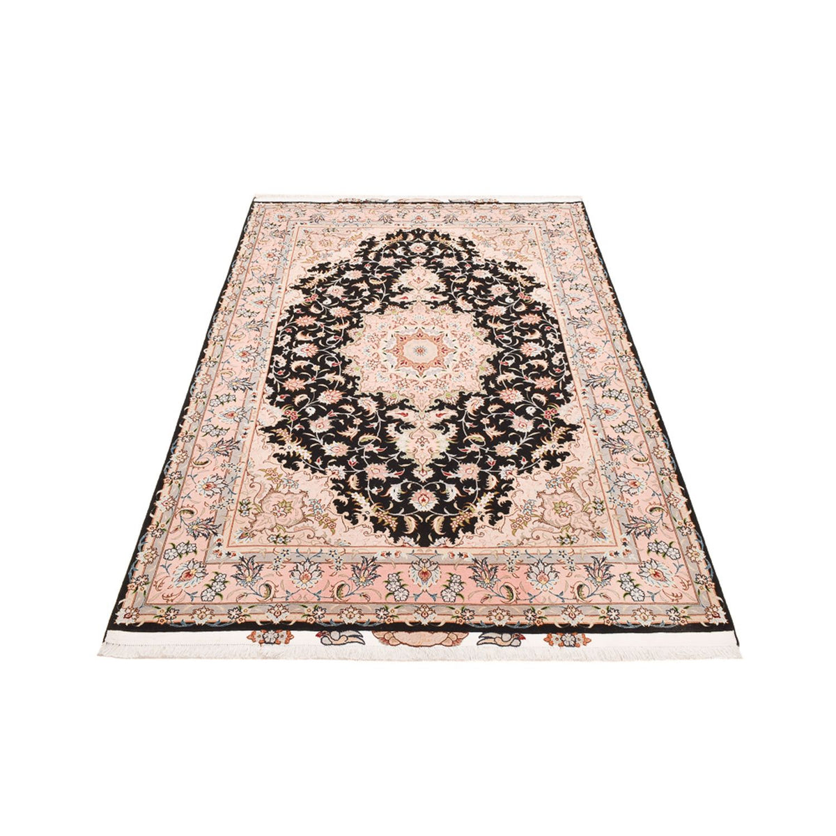 Tappeto Persero - Tabriz - Reale - 255 x 158 cm - blu scuro