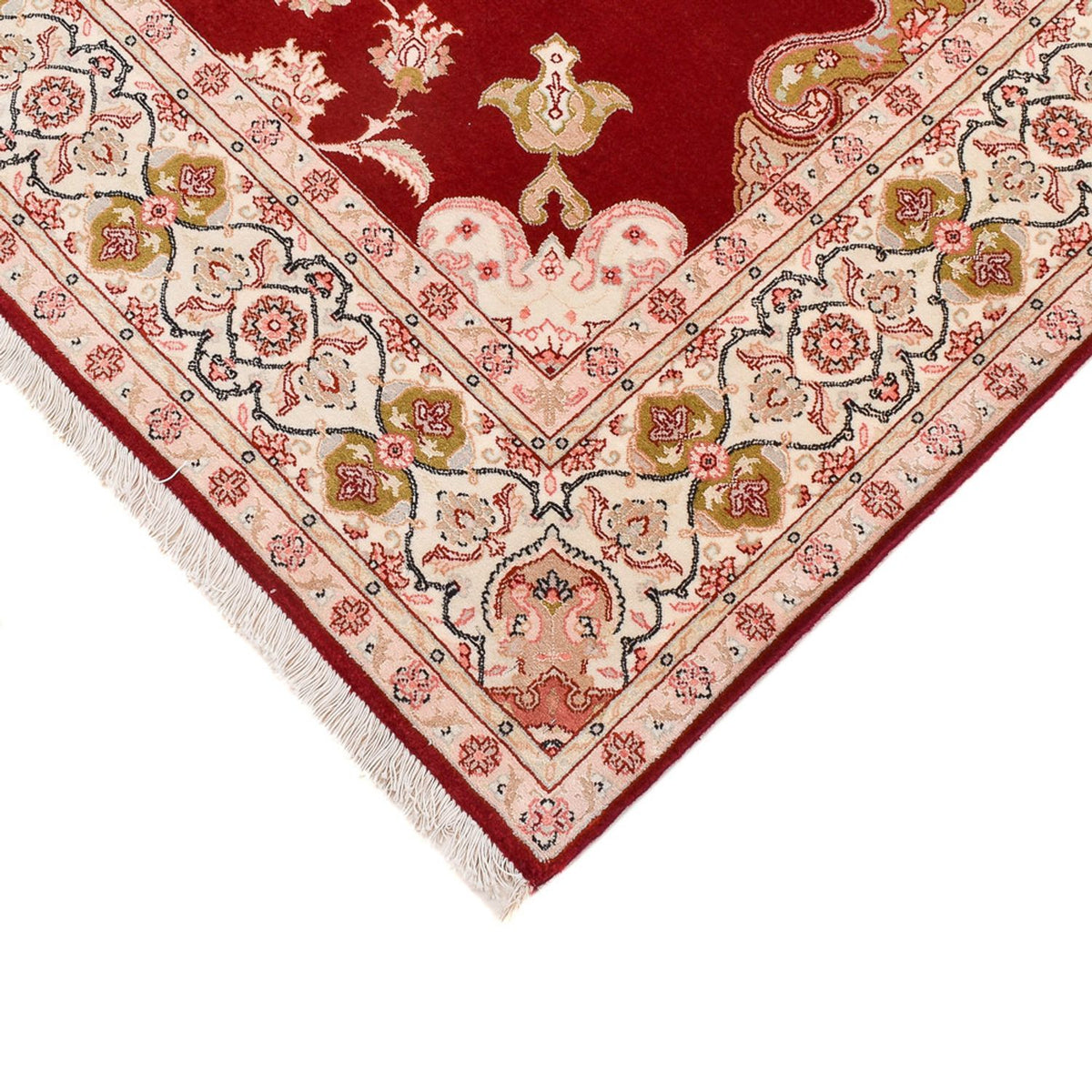 Tappeto Persero - Tabriz - Reale - 203 x 152 cm - rosso