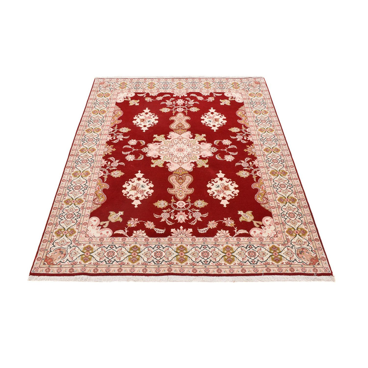 Tappeto Persero - Tabriz - Reale - 203 x 152 cm - rosso