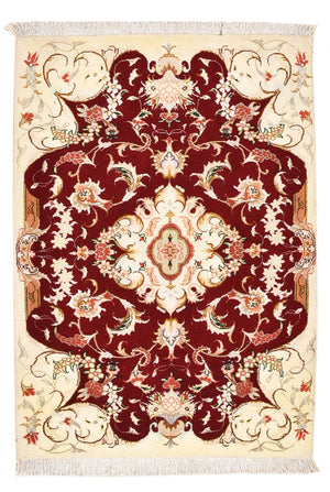 Tappeto Persero - Tabriz - Reale - 90 x 60 cm - rosso
