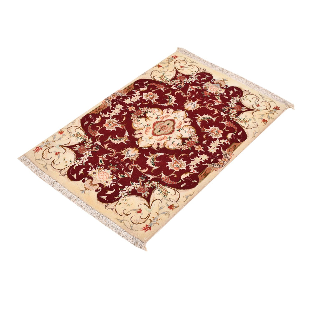 Tappeto Persero - Tabriz - Reale - 90 x 60 cm - rosso