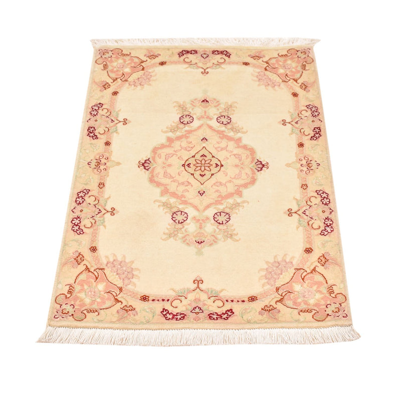 Tappeto Persero - Tabriz - Reale - 89 x 58 cm - beige chiaro