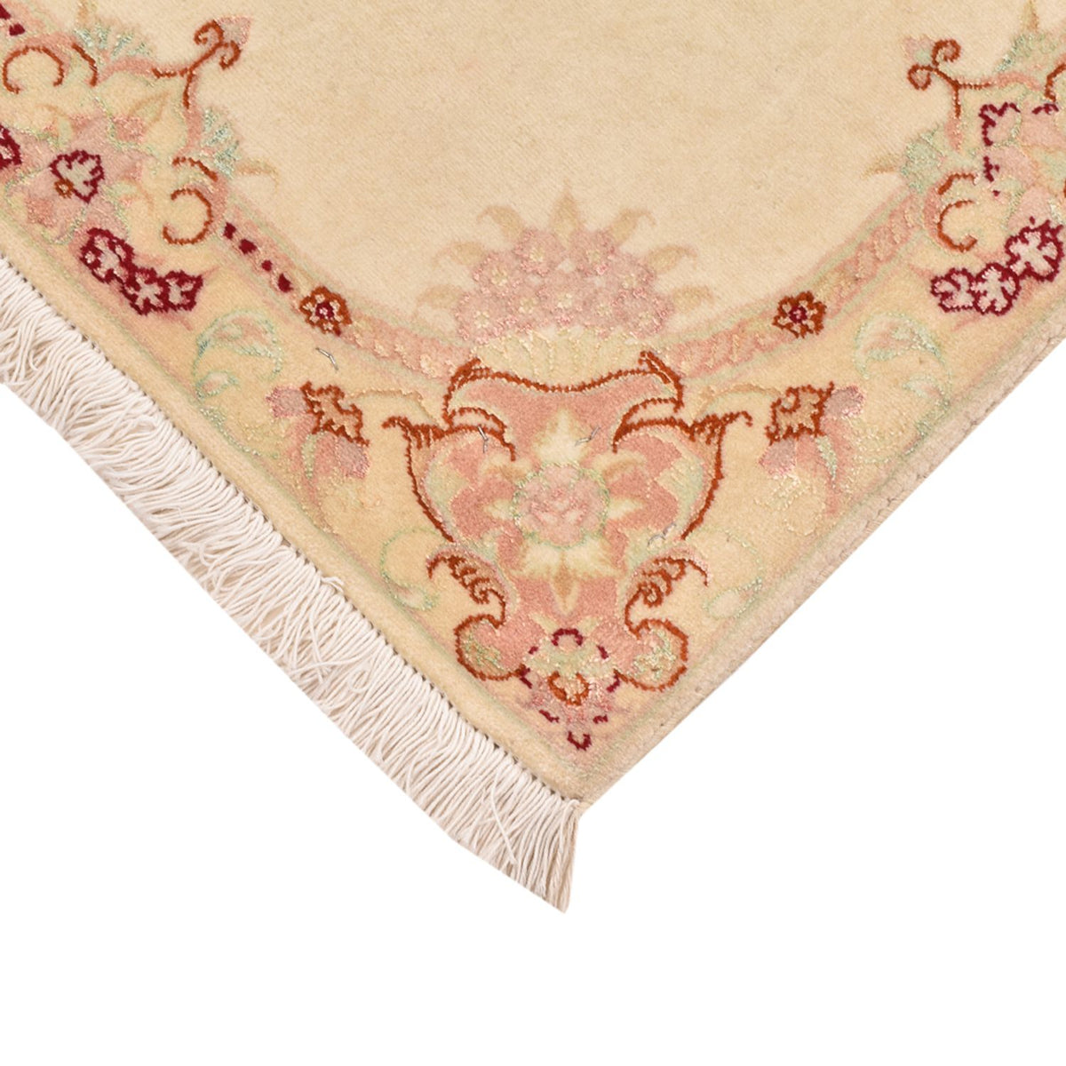 Tappeto Persero - Tabriz - Reale - 90 x 60 cm - beige chiaro