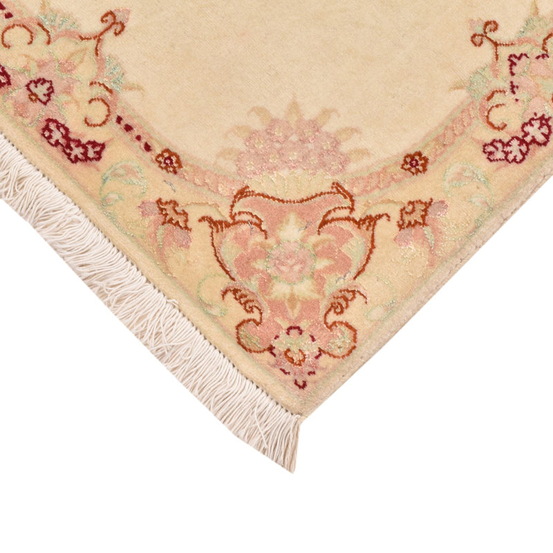Tappeto Persero - Tabriz - Reale - 90 x 60 cm - beige chiaro