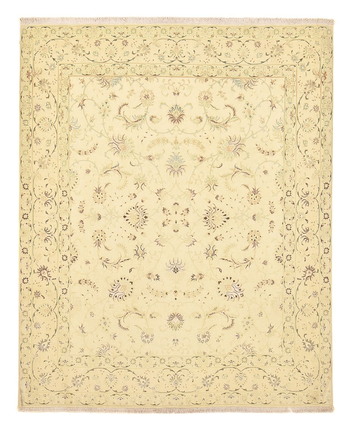 Tappeto Persero - Tabriz - Reale - 240 x 200 cm - verde chiaro