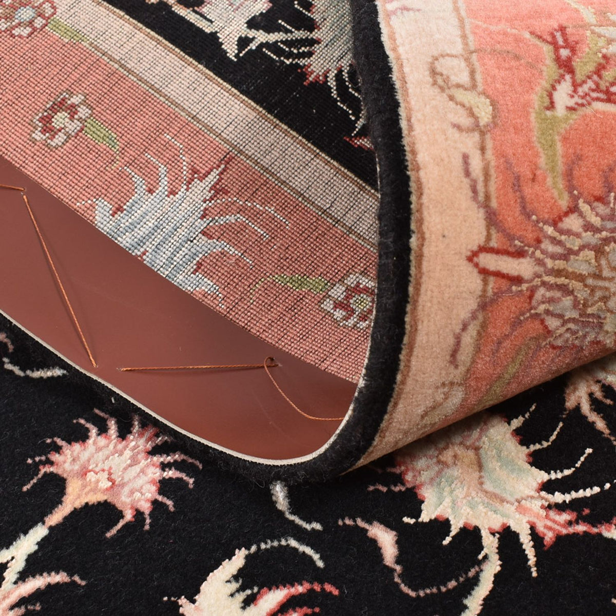 Tappeto Persero - Tabriz - Reale - 116 x 75 cm - blu scuro