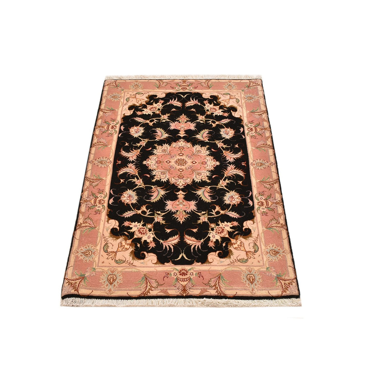 Tappeto Persero - Tabriz - Reale - 123 x 74 cm - blu scuro