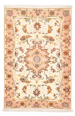 Tappeto Persero - Tabriz - Reale - 101 x 66 cm - beige chiaro