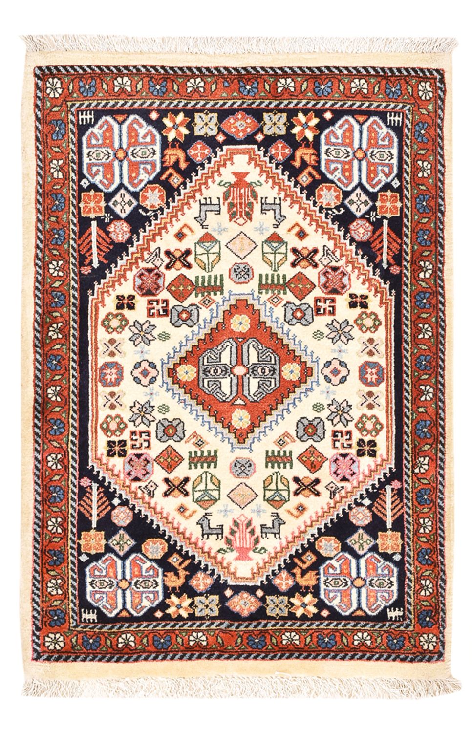 Tappeto Gabbeh - Kashkuli Persero - 90 x 60 cm - multicolore