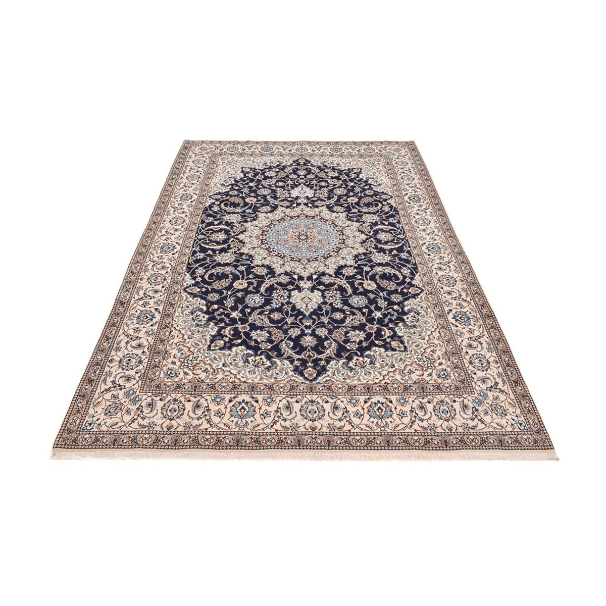 Tappeto Persero - Nain - Premio - 294 x 202 cm - blu scuro