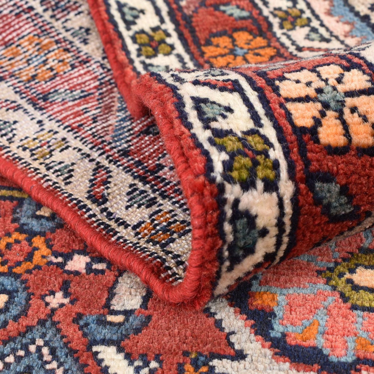 Tappeto corsia Tappeto Persero - Nomade - 200 x 98 cm - rosso scuro