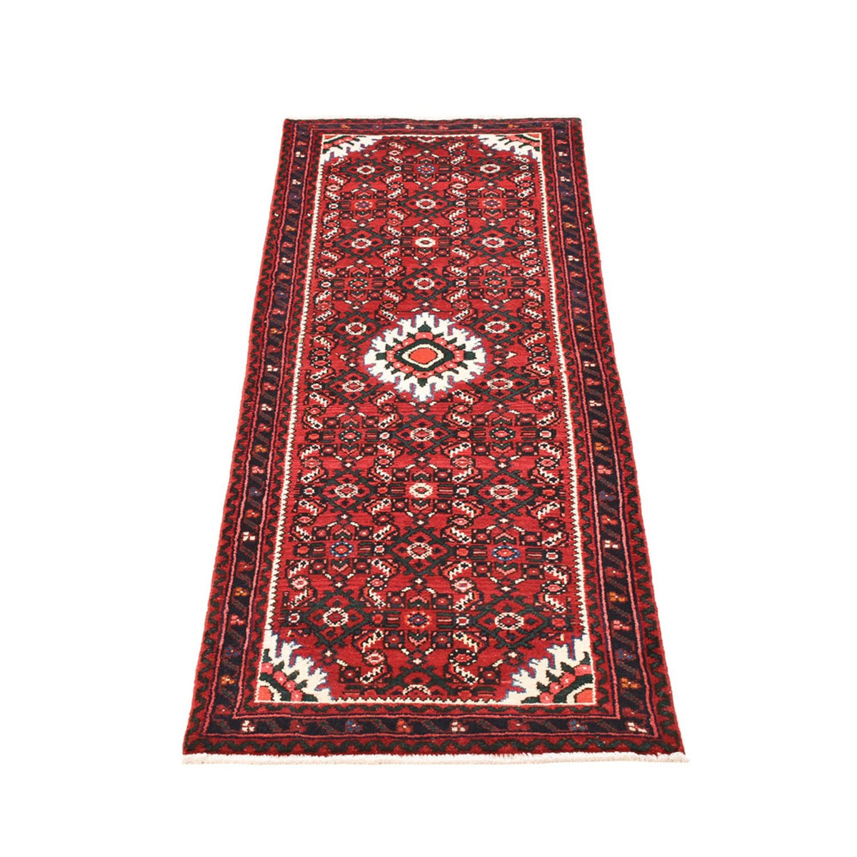 Tappeto corsia Tappeto Persero - Nomade - 195 x 64 cm - rosso scuro