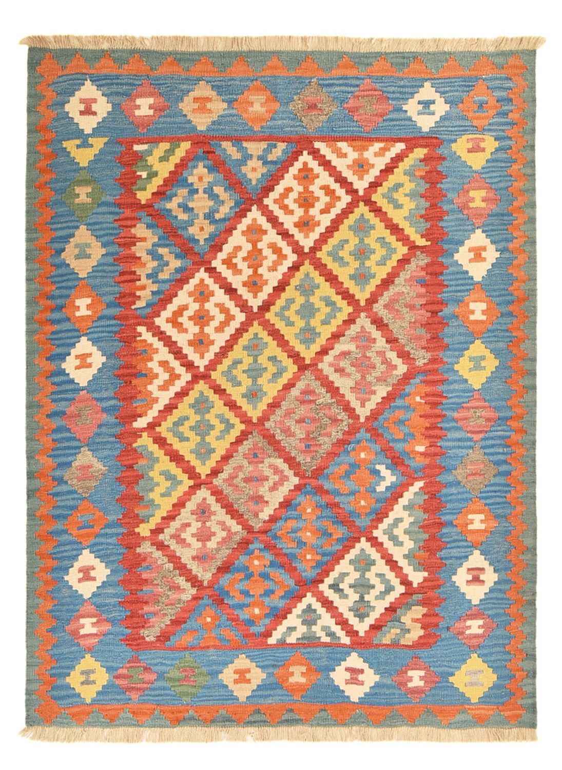 Tappeto Kelim - Orientale - 203 x 157 cm - multicolore