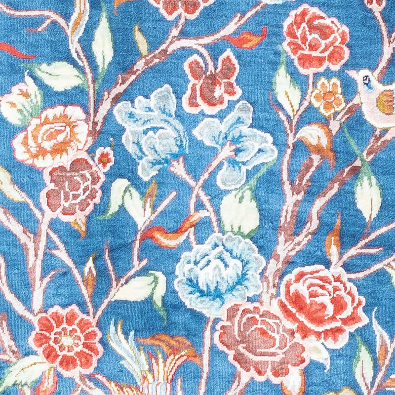 Tappeto Persero - Ghom - 121 x 77 cm - blu chiaro