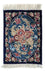 Tappeto di seta - Ghom seta - Premio - 40 x 28 cm - blu scuro