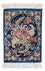 Tappeto di seta - Ghom seta - Premio - 40 x 28 cm - blu scuro