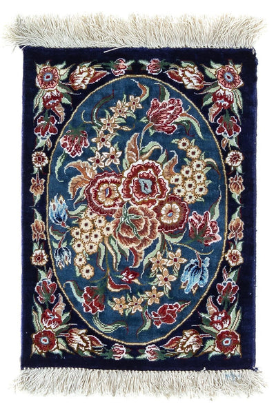 Qom seta Tappeto 28x40cm - Tappeto persiano