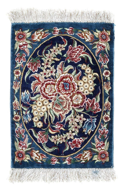 Qom seta Tappeto 28x40cm - Tappeto persiano