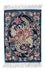 Tappeto di seta - Ghom seta - Premio - 40 x 28 cm - blu scuro