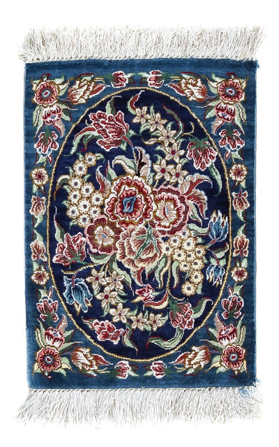 Qom seta Tappeto 28x40cm - Tappeto persiano