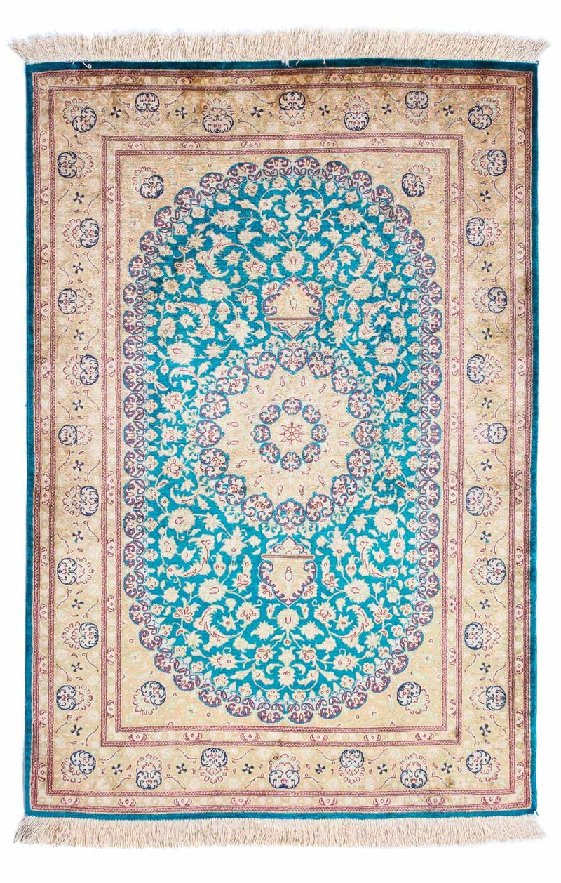 Tappeto Persero - Ghom - 119 x 78 cm - turchese