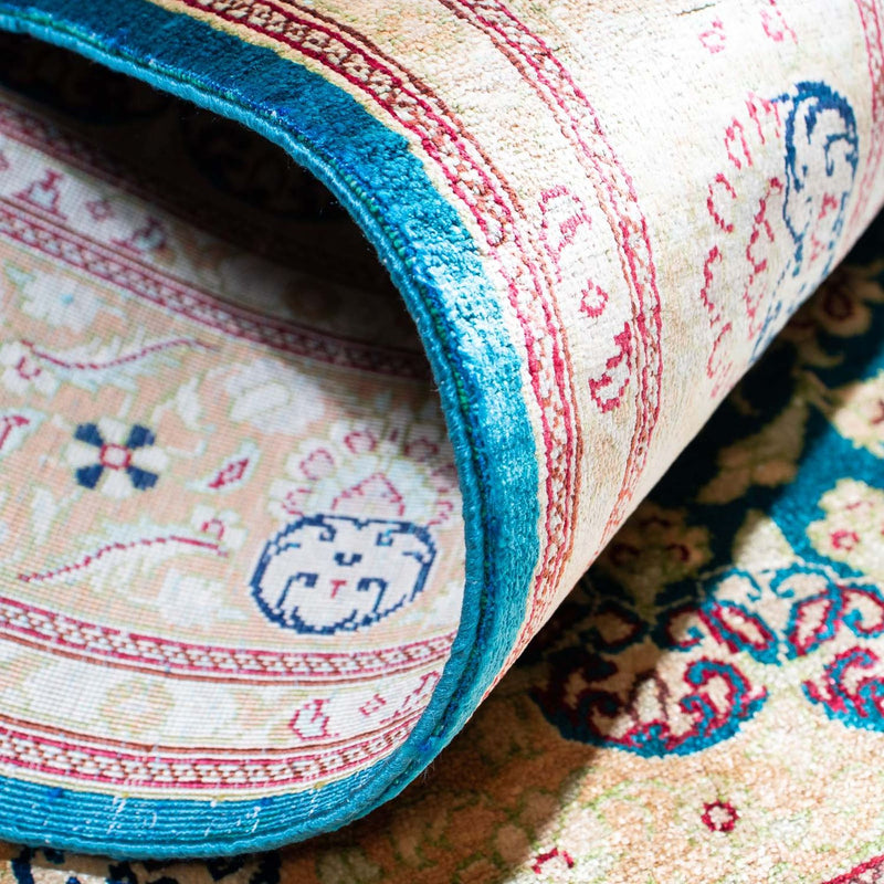 Tappeto Persero - Ghom - 119 x 78 cm - turchese