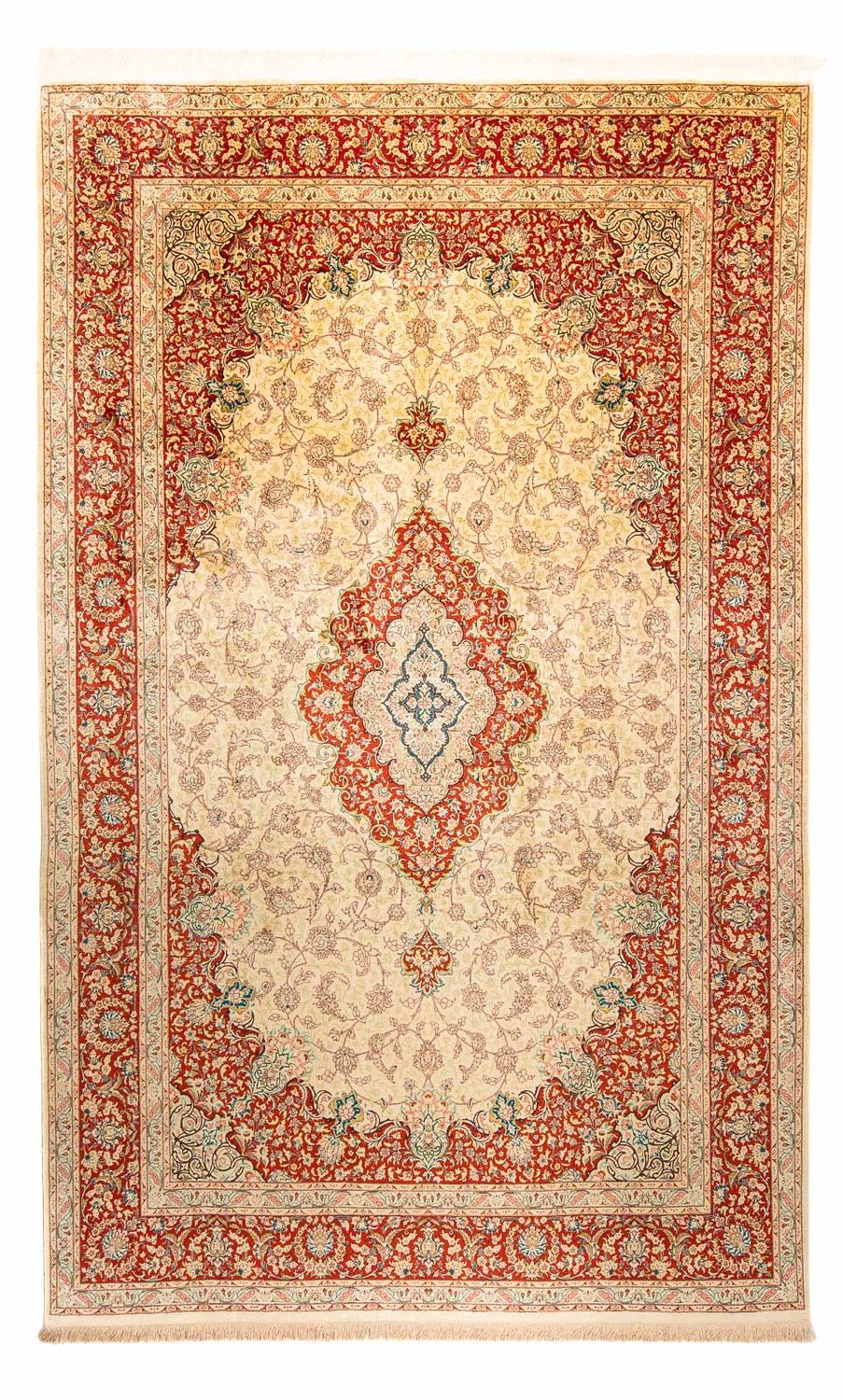 Tappeto Persero - Ghom - 312 x 198 cm - rosso