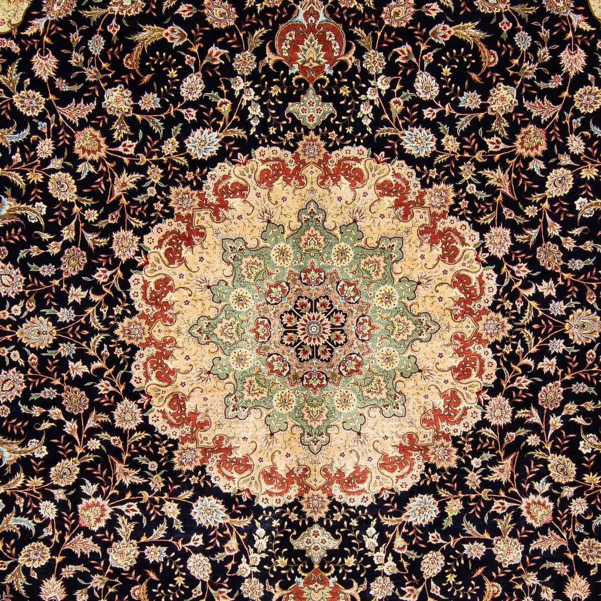 Tappeto orientale - Hereke - 402 x 303 cm - rosso scuro